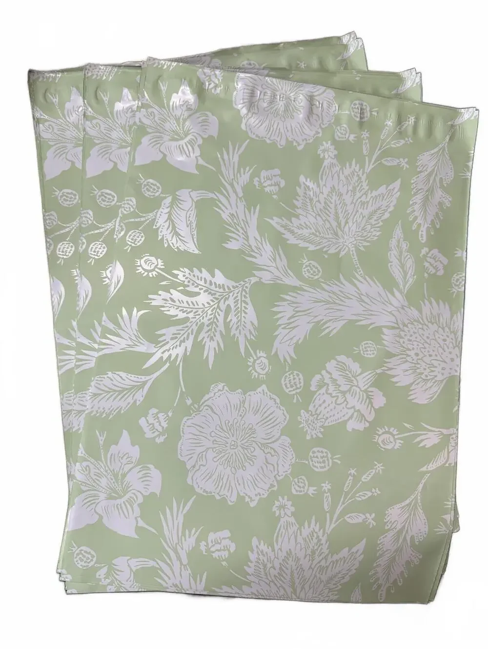 10 - 12 x 15 Sage Garden Poly Mailers